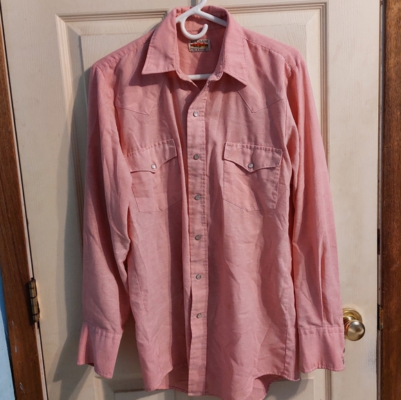 Salmon‎ Pink long sleeved shirt - Picture 1 of 5